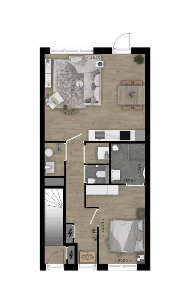 Weboma BouwGemaksWoning beneden- bovenwoning BG