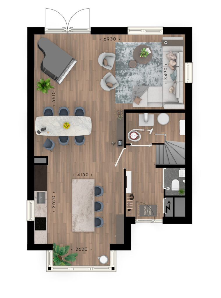 Weboma BouwGemaksWoning twee-onder-een-kapwoning V2 BG